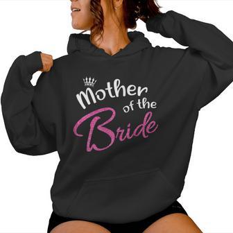 Madre De La Novia Novia Despedida Deoltera Nupcial Madre De La Novia In Mangas Sudadera con capucha para mujer - Regaloses