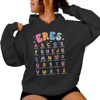 Maestra Spanish Bilingual Teacher Multilingual Affirmation Women Hoodie - Thegiftio UK