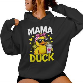 Mama Duck Cute Mom Women Hoodie | Seseable UK