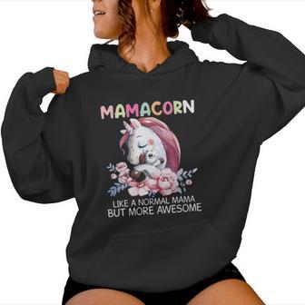 Mamacorn Like A Normal Mama Unicorn Christmas Ideas For Mom Women Hoodie | Seseable UK