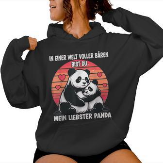 Mein Liebster Panda–Bezaubernde Pandaliebe Zumalentinstag Kapuzenpullover für Damen - Geschenkecke