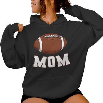 Mom Of The Birthday Boy 1 Year Old Football Family Matching Women Hoodie - Thegiftio UK