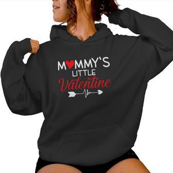 Mommy's Little Valentine Christmas Ideas For Mom Women Hoodie | Seseable UK