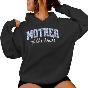 Mother Of The Bride Floral Blue Chinoiserie Wedding Bridal Women Hoodie | Seseable UK