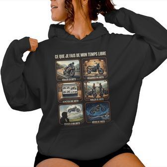 Moto Cross Humour Moto Cadeau Homme Enfant Amateurs Sweat à capuche femme - Cadeauxyz