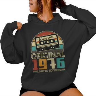 Original 1976Intage Anniversaire 50 Ans Pour Hommes S Sweat à capuche femme - Cadeauxyz