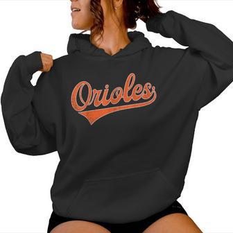 Oriole Vintage Name Boys Girls Kids Youth Women Hoodie - Thegiftio UK