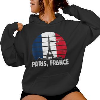 Parisouvenirkyline Francia Retrointageiajes Hombres Es In Mangas Sudadera con capucha para mujer - Regaloses