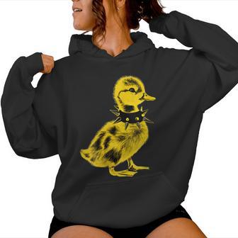 Patos Rocker Punk Metal Rock And Roll Music Toddler Boys Cuello Sudadera con capucha para mujer - Regaloses