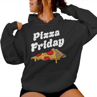 Pepperoni Pizza Friday Italian Food Lover Boys Women Hoodie - Thegiftio UK