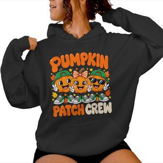 Pumpkin Patch Crew Matching Family Fall Autumn Halloween Women Hoodie - Thegiftio UK