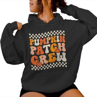 Pumpkin Patch Crew Matching Family Fall Autumn Thanksgiving Women Hoodie - Thegiftio UK