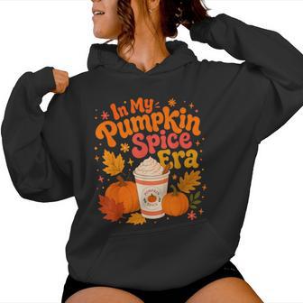 In My Pumpkin Spice Era Autumn Thanksgiving Kid Women Hoodie - Thegiftio UK