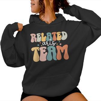 Related Arts Team Related Arts Squad Related Arts Teacher Women Hoodie - Thegiftio UK