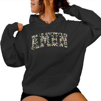 Retro Camo Amen Camouflage Religious Faith Jesus Christian Women Hoodie - Thegiftio UK