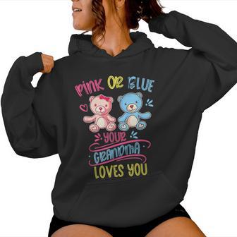 Rosa O Azul Tu Abuela Te Quiere Fiesta Revelación Delexo Sudadera con capucha para mujer - Regaloses