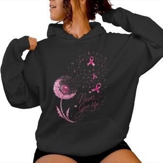 Ruban Rose Pissenliturvivant Du Cancer Duein Sweat à capuche femme - Cadeauxyz