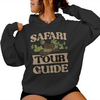 Safari Tour Guide Costume Jungle Zoo Wildlife Kids Women Hoodie - Thegiftio UK