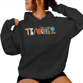 Schule Lehrer Männer Und Frauen Zurück Zurchule Lehrer Kapuzenpullover für Damen - Geschenkecke