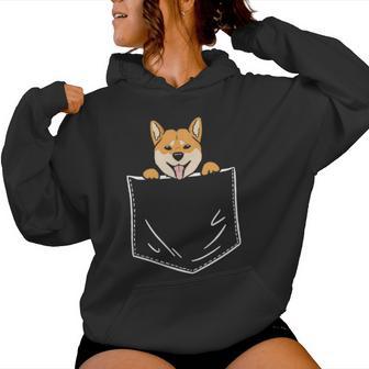 Shiba Inu Chien Poche Animal Akita Inu Homme Cadeau Sweat à capuche femme - Cadeauxyz
