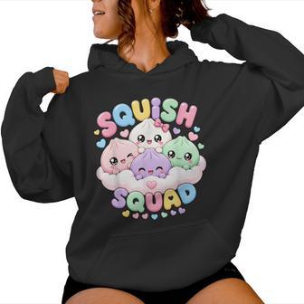 Squish Squad Dumpling Kawaii Pastel Anime Birthday Girl Kids Women Hoodie - Thegiftio UK