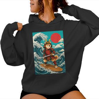 Surfhiba Inuamurai Chien Japonais Papa Chien Maman Sweat à capuche femme - Cadeauxyz