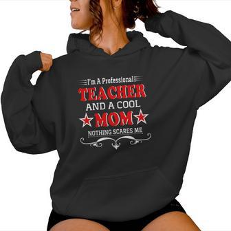 Teacher Cool Mom Christmas Ideas For Mom Women Hoodie | Seseable UK