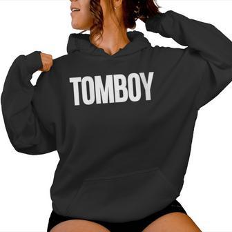 Thatays Tomboy Un Diseño Que Dice Marimacho Cuello Sudadera con capucha para mujer - Regaloses