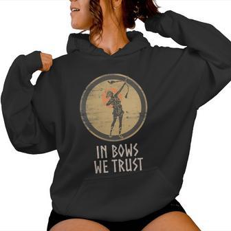 Tir À L'arc Arc Long Flèche Archer Loisir Archerie Sweat à capuche femme - Cadeauxyz