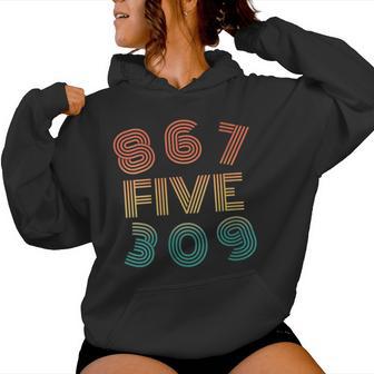 Vintage 867Five309 Retro 8675309 Women Hoodie - Thegiftio UK