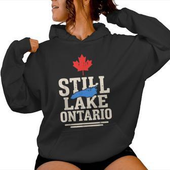 Vintage Still Lake Ontario Canada For Women Women Hoodie - Thegiftio UK