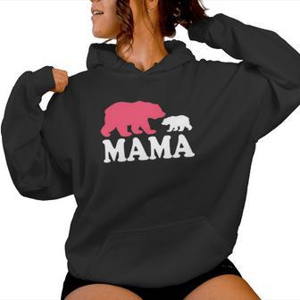 Womens Mama Bear Christmas Ideas For Mom Women Hoodie | Seseable UK