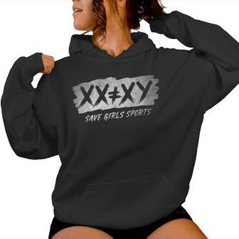Xx Does Not Equal Xy Save Girls Sports Women Hoodie - Thegiftio UK