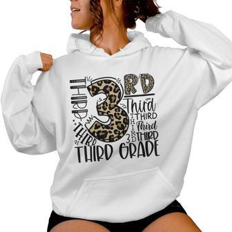 3Rd Grade Squad Student Back To School First Day Of School Women Hoodie - Thegiftio UK