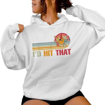 Adult I'd Hit That Bowling Bowler Team Dad Mom N Women Hoodie | Seseable UK