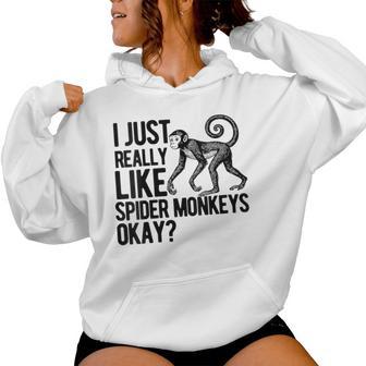 Amateur Deinges Araignées J'aimeraiment Lesinges-Araignées D'accord Sweat à capuche femme - Cadeauxyz