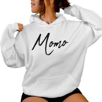 Beautiful Handwritten Font Momo Calligraphy レディースパーカー - Kawaiitshirt