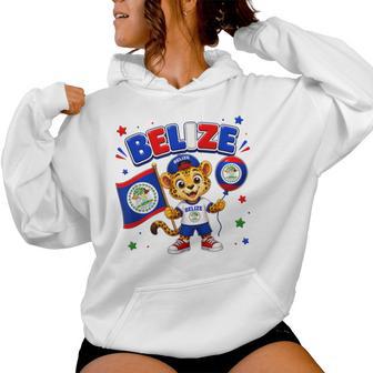 Belize Flag Belize Map Belize For Kids Girls Women Hoodie - Thegiftio UK