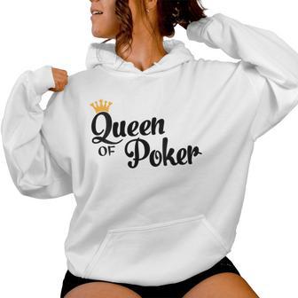 Cadeau Queen Of Poker Sweat à capuche femme - Cadeauxyz