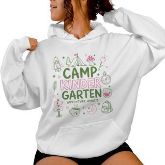 Camp Kindergarten Teacher Squad Camping Lover Camper Women Hoodie - Thegiftio UK