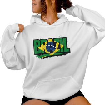De La Bandera De Brasil De Brasil De Brasil Para Sudadera con capucha para mujer - Regaloses