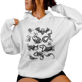 Fall Veterinarian Halloween Vet Tech Veterinary School Women Hoodie - Thegiftio UK