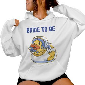 Fiesta De Pato De Goma De Team Bride Despedida Deoltera Para In Mangas Sudadera con capucha para mujer - Regaloses