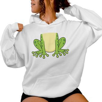 Frog Costume Halloween Animal Graphic Kids Women Hoodie - Thegiftio UK