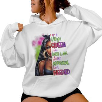 Gangsta Woman Virgo Queen Black Birthday Women Hoodie | Seseable UK