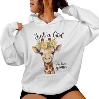 Giraffe Birthday Girl Party Costume Wild African Animals Women Hoodie - Thegiftio UK