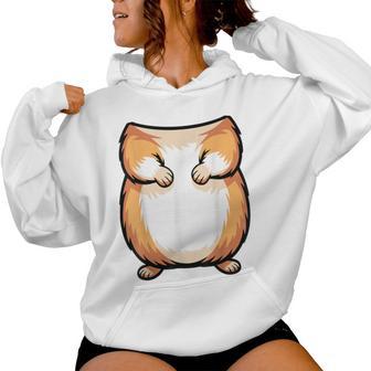 Hamster Adult Kids Brown Hamster Costume Women Hoodie - Thegiftio UK