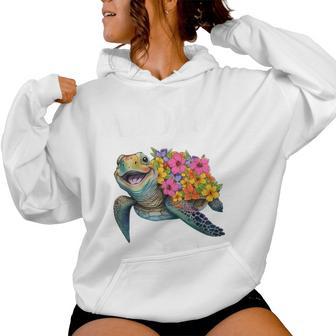 Hawaiian Sea Turtle For N Girls Aloha Hawaii Women Hoodie - Thegiftio UK