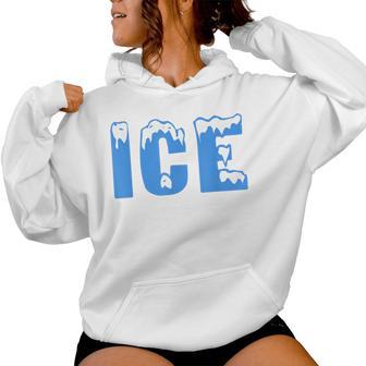 Ice Adult Kids Fire And Ice Costume Women Hoodie - Thegiftio UK