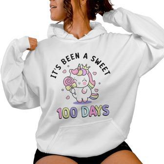 It's Been Aweet 100 Days Ofchool コスチューム ガールズ ユニコーン レディースパーカー - Kawaiitshirt